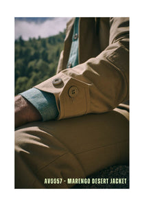 MARENGO - DESERT JACKET - Four Season Cotton Camel