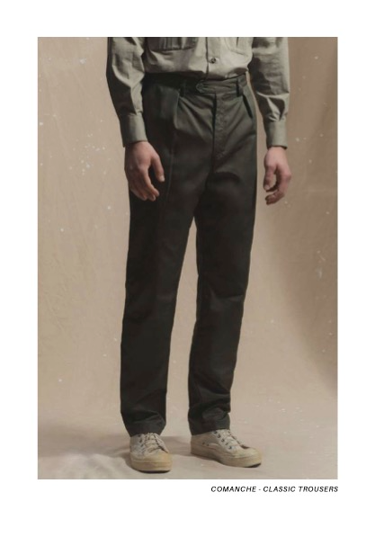 COMANCHE - CLASSIC TROUSERS - Drill Cotton Navy