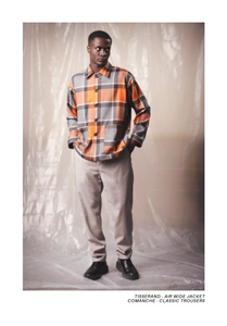 COMANCHE - CLASSIC TROUSERS - Canvas Cotton Grey