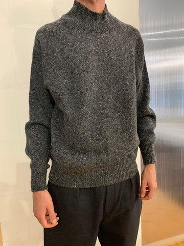 PETER BY THUNDERBOLT - WARM SWEATER - Super Wool Knit Grey/Stone