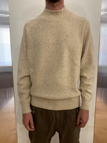 PETER BY THUNDERBOLT - WARM SWEATER - Super Wool Knit Cream/Sand