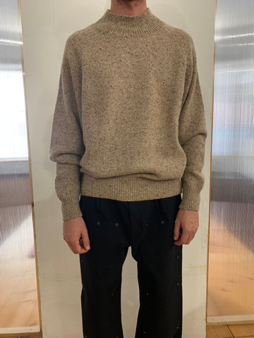 PETER BY THUNDERBOLT - WARM SWEATER - Super Wool Knit Beige/Brown