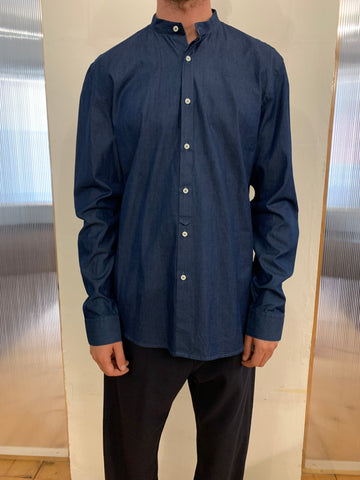 YEATS – NEW FIRE SHIRT - Chambray Cotton Navy