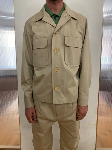 BALIO - JACKET SHIRT - Drill Cotton Beige