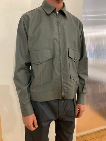 AVIATOR / Balio II – NEW (ZIP) JACKET - Solaro Wool Green