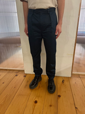 COMANCHE - CLASSIC TROUSERS - Drill Cotton Navy Petrol
