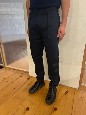 COMANCHE - CLASSIC TROUSERS - Drill Cotton Navy
