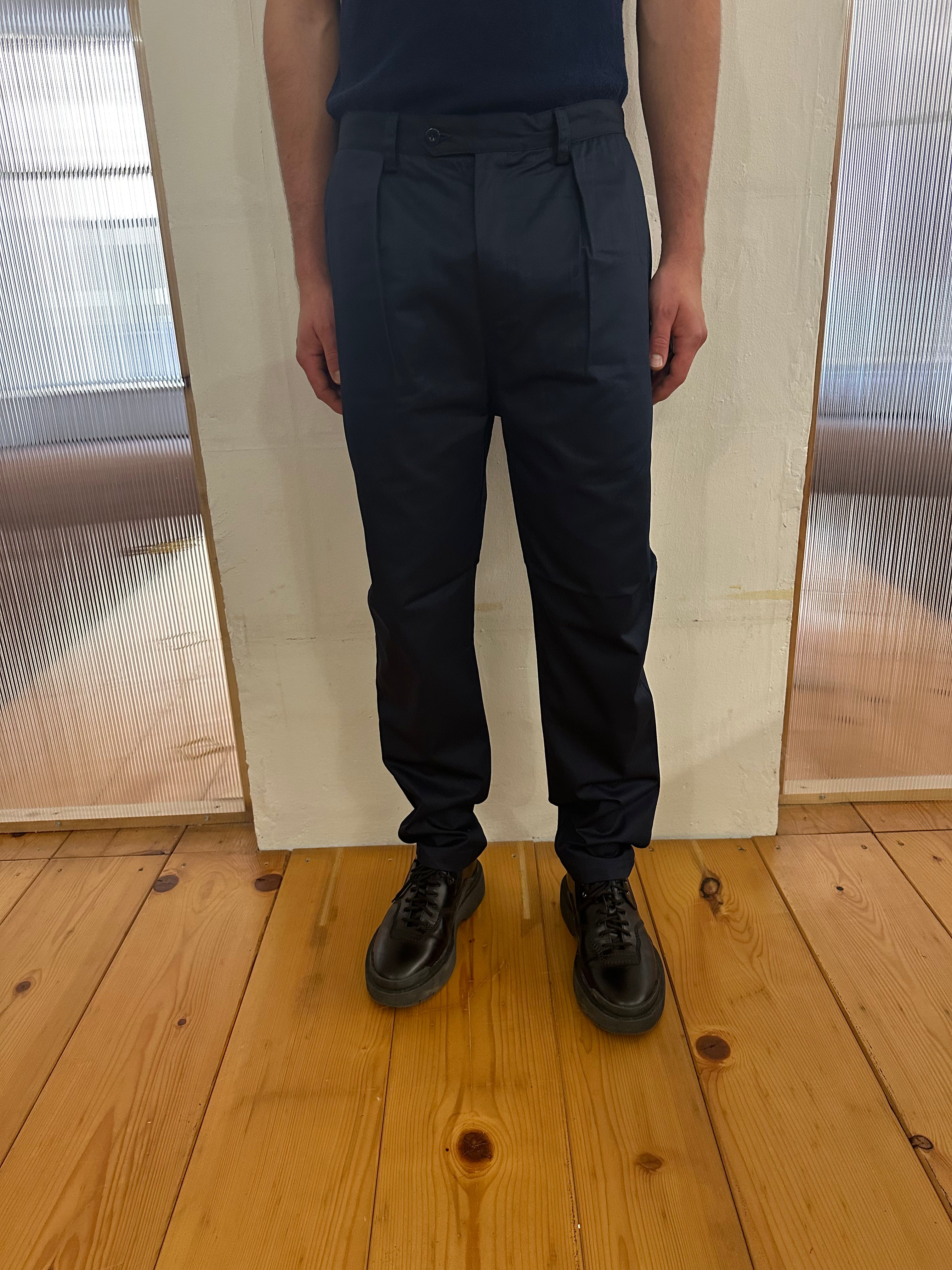 COMANCHE - CLASSIC TROUSERS - Drill Cotton Navy