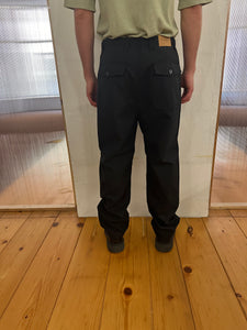 SEABISCUIT - WIDE TROUSERS - Four Season Wool Black