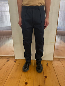 COMANCHE - CLASSIC TROUSERS - Warm Twill Cotton Navy