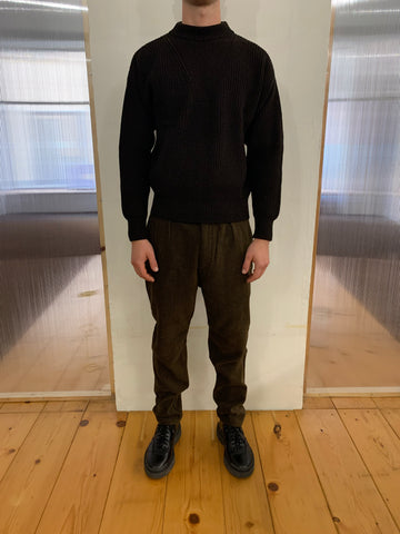 THUNDERBOLT - WARM SWEATER - Cashmere-Merino Wool Extrafine Brown