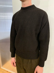 THUNDERBOLT - WARM SWEATER - Cashmere-Merino Wool Extrafine Brown