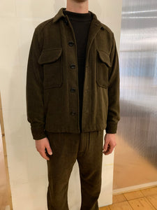 BALIO - JACKET SHIRT - Herringbone Wool Brown