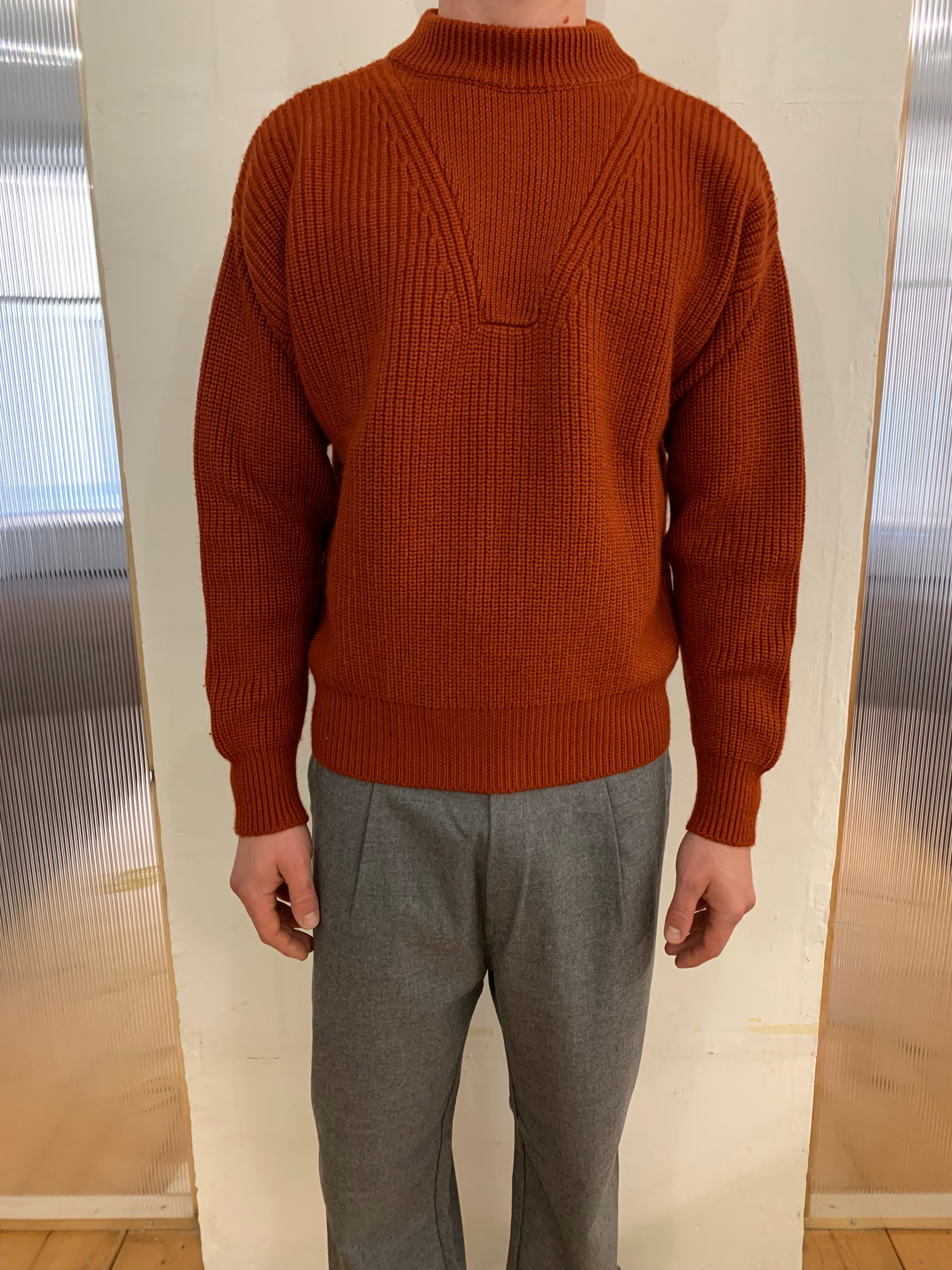 THUNDERBOLT - WARM SWEATER - Cashmere-Merino Wool Extrafine Maple