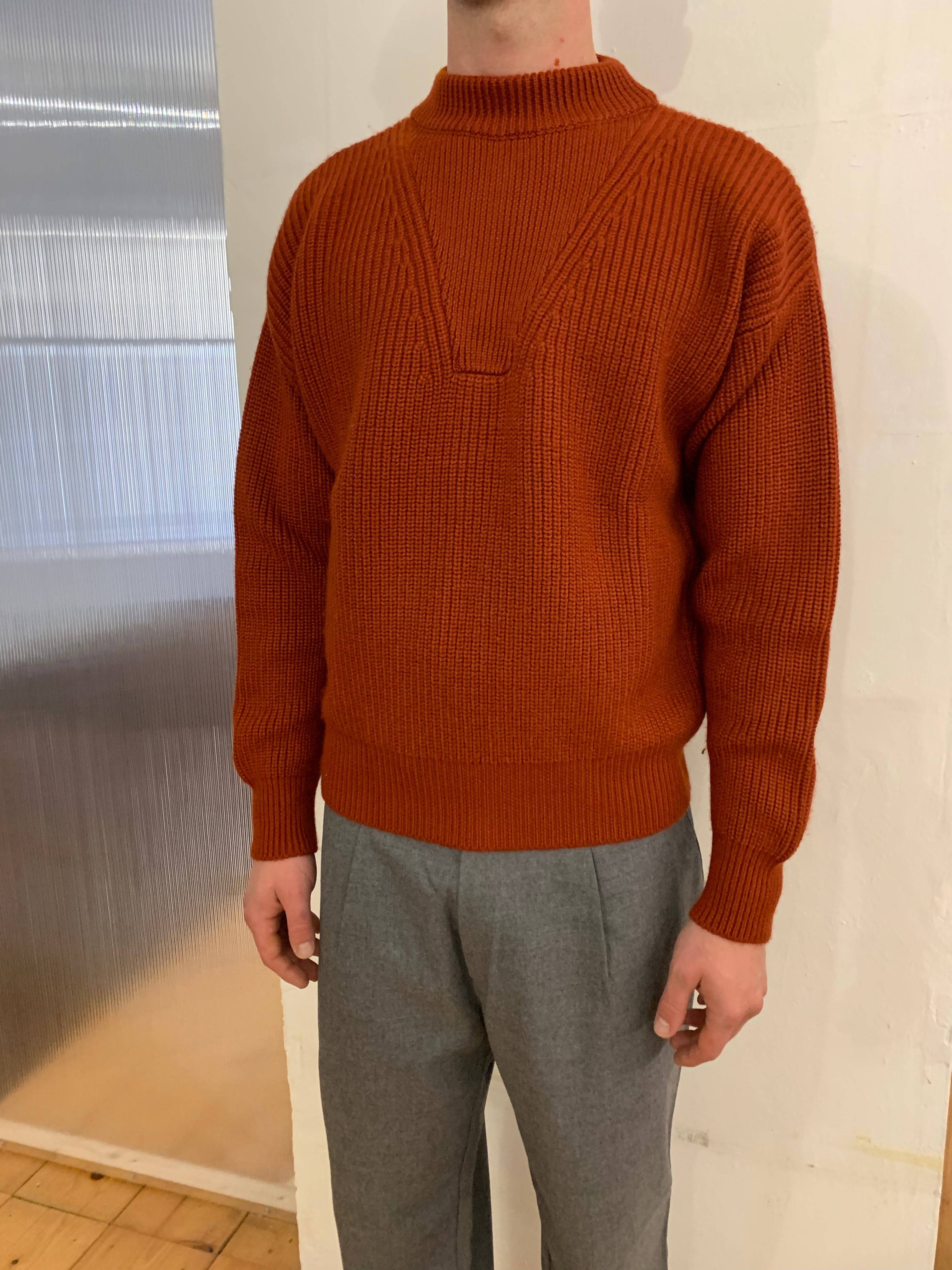 THUNDERBOLT - WARM SWEATER - Cashmere-Merino Wool Extrafine Maple