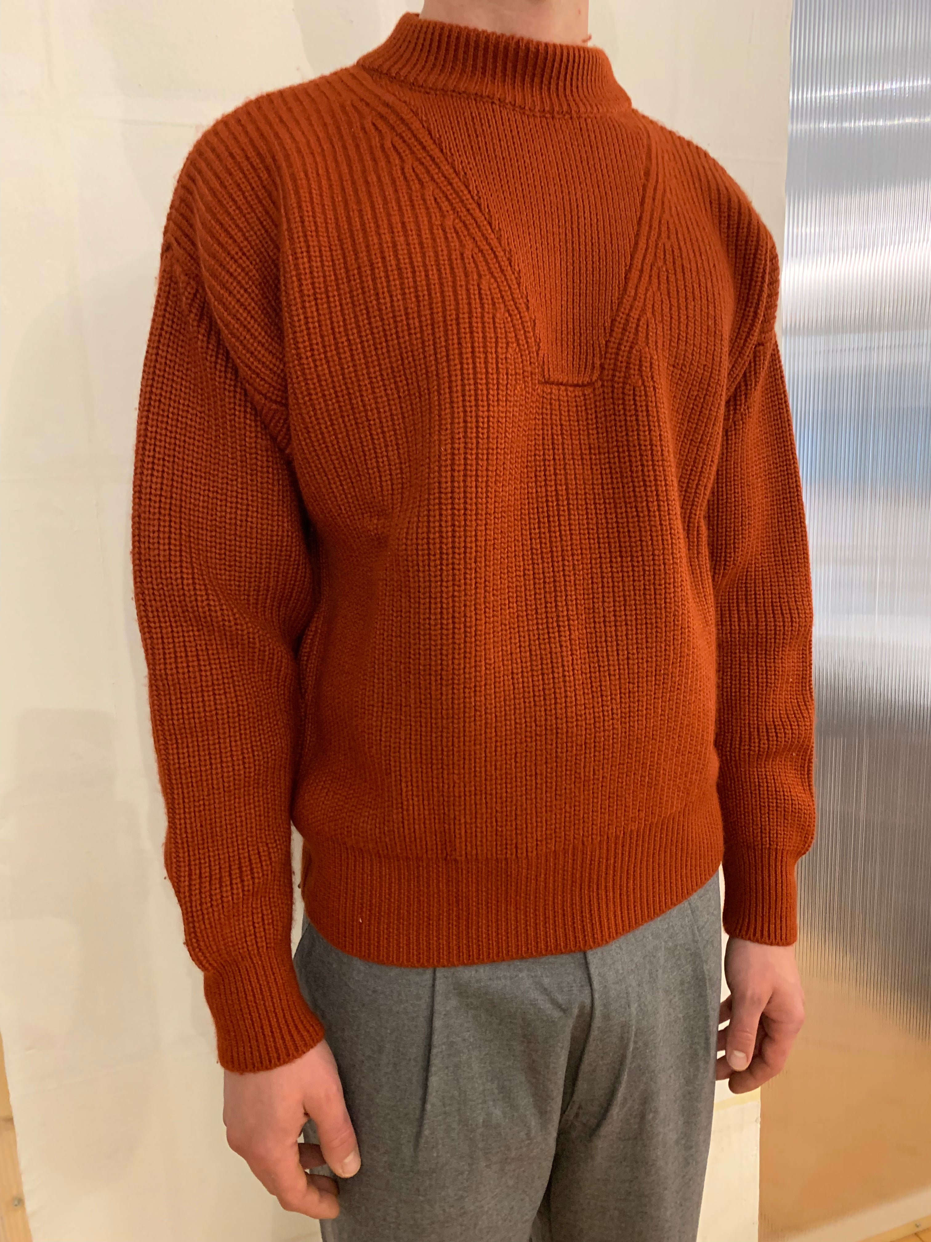 THUNDERBOLT - WARM SWEATER - Cashmere-Merino Wool Extrafine Maple