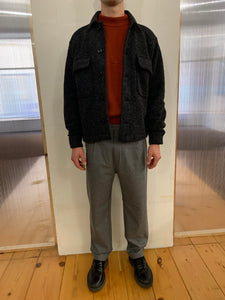 BALIO - JACKET SHIRT - Boiled H.Wool Dark Grey