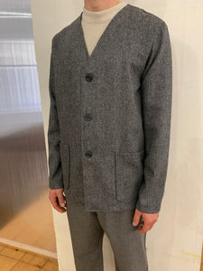 KINGSTONE - SMART JACKET - Harringbone Grey Wool