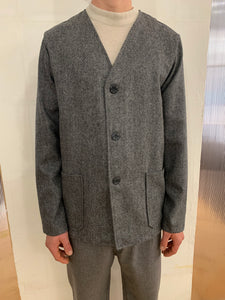 KINGSTONE - SMART JACKET - Harringbone Grey Wool