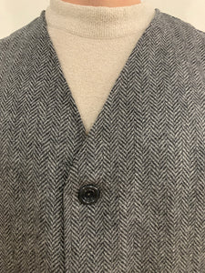 KINGSTONE - SMART JACKET - Harringbone Grey Wool