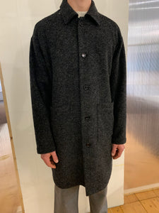 WAYNE RIBOT - NEW AIR WIDE COAT - Boiled H.Wool Dark Grey