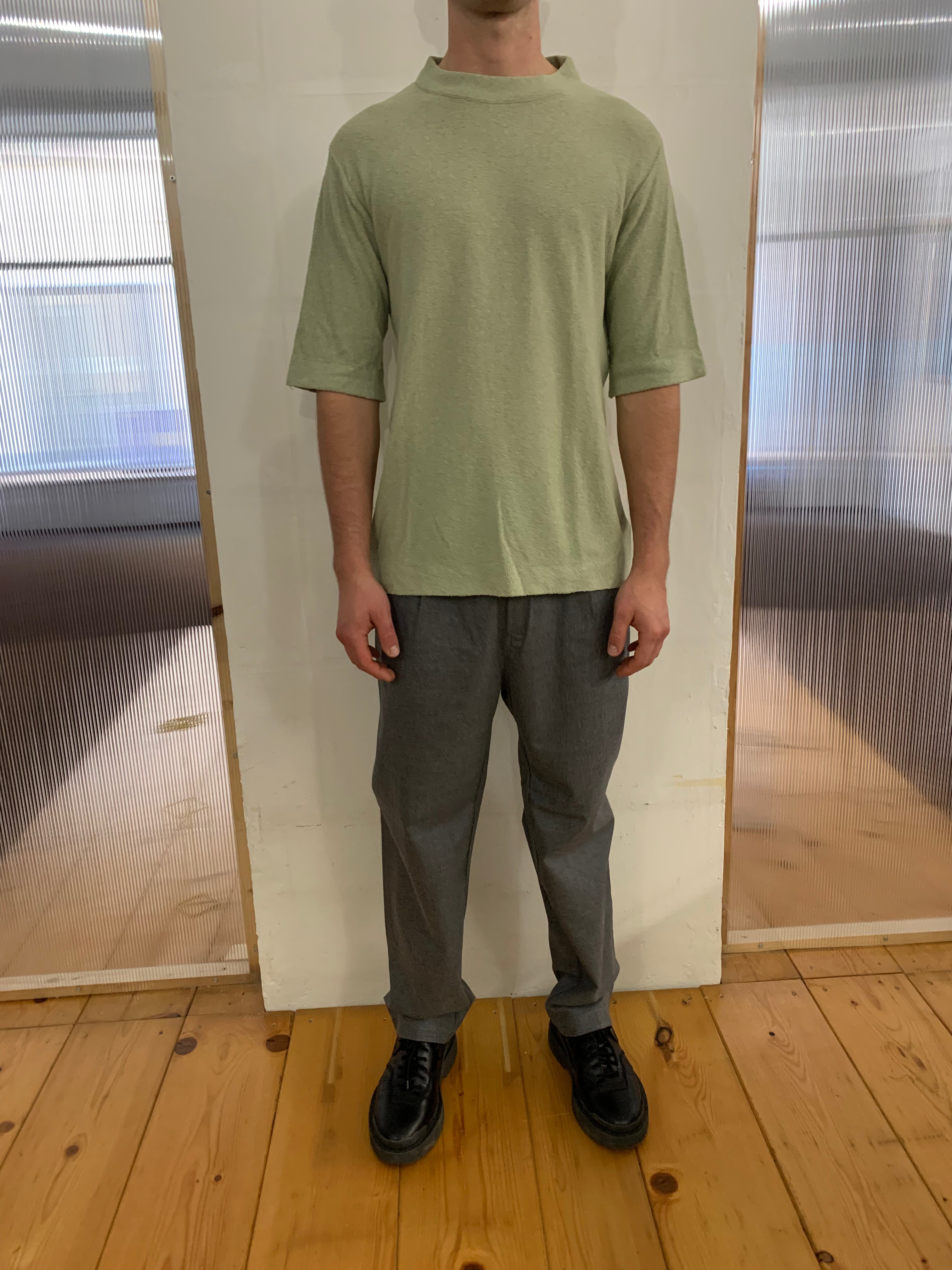 SUNNY - KNIT T-SHIRT - Super Boucle' Sage
