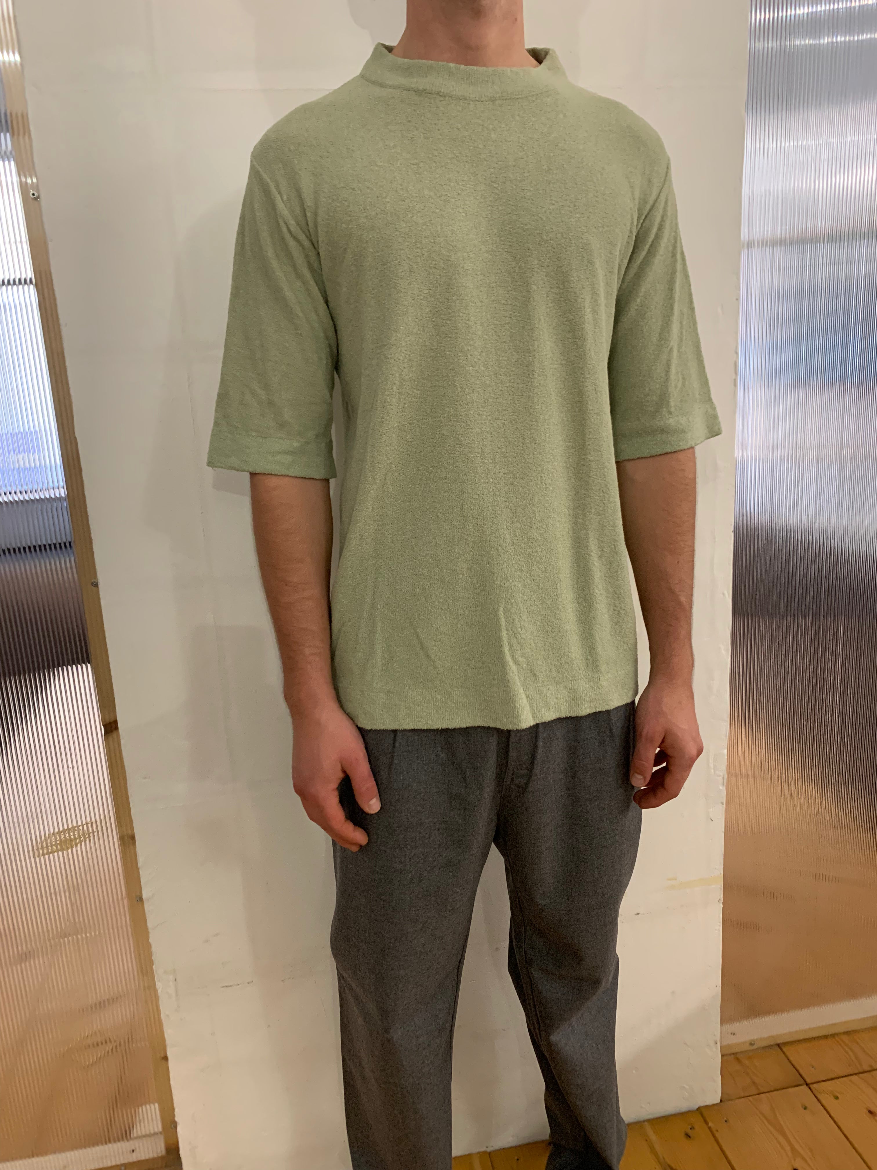 SUNNY - KNIT T-SHIRT - Super Boucle' Sage