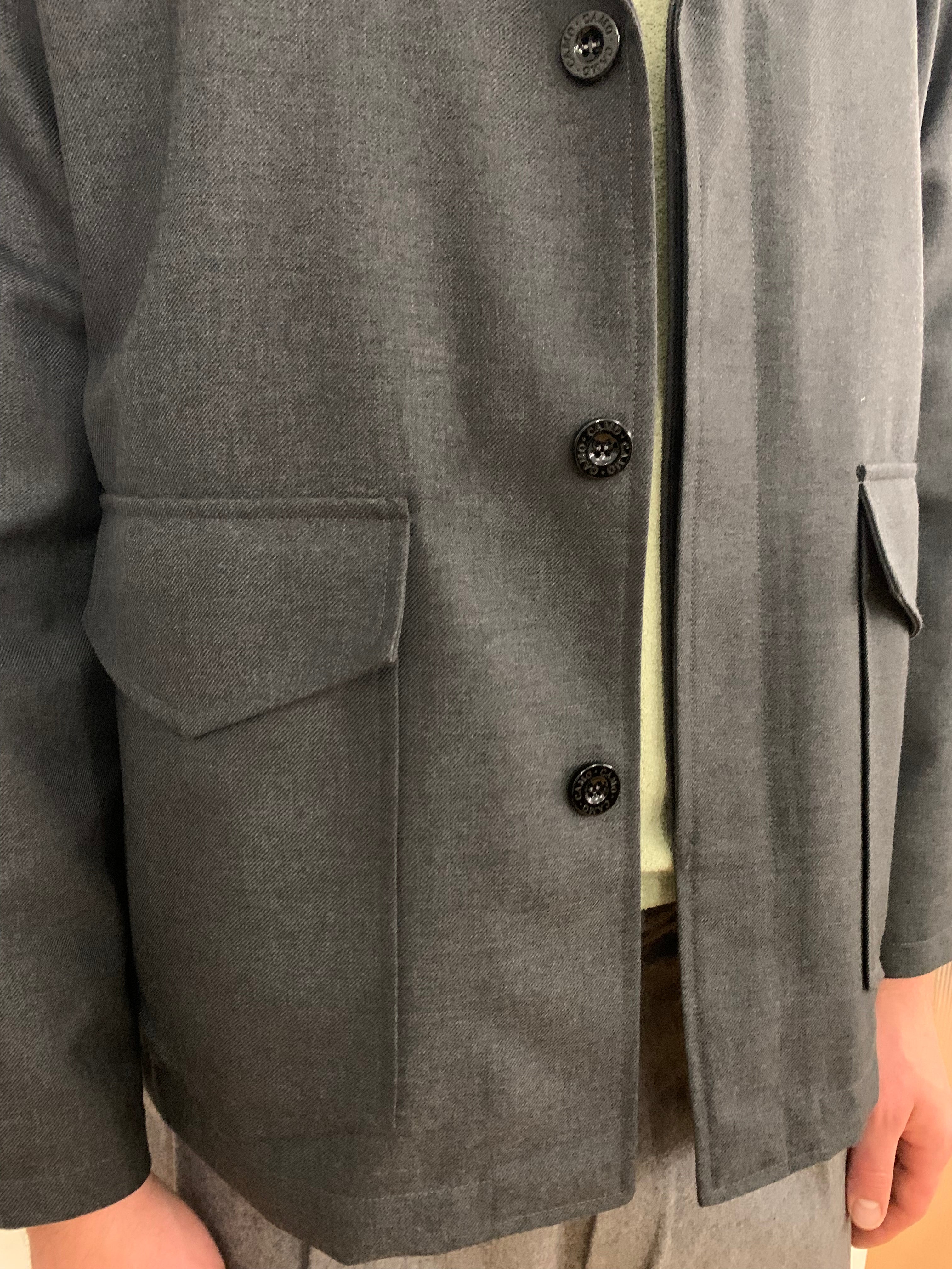 BONNEY NEW FURIA - WIDE JACKET - Super Soft Merino Wool Grey