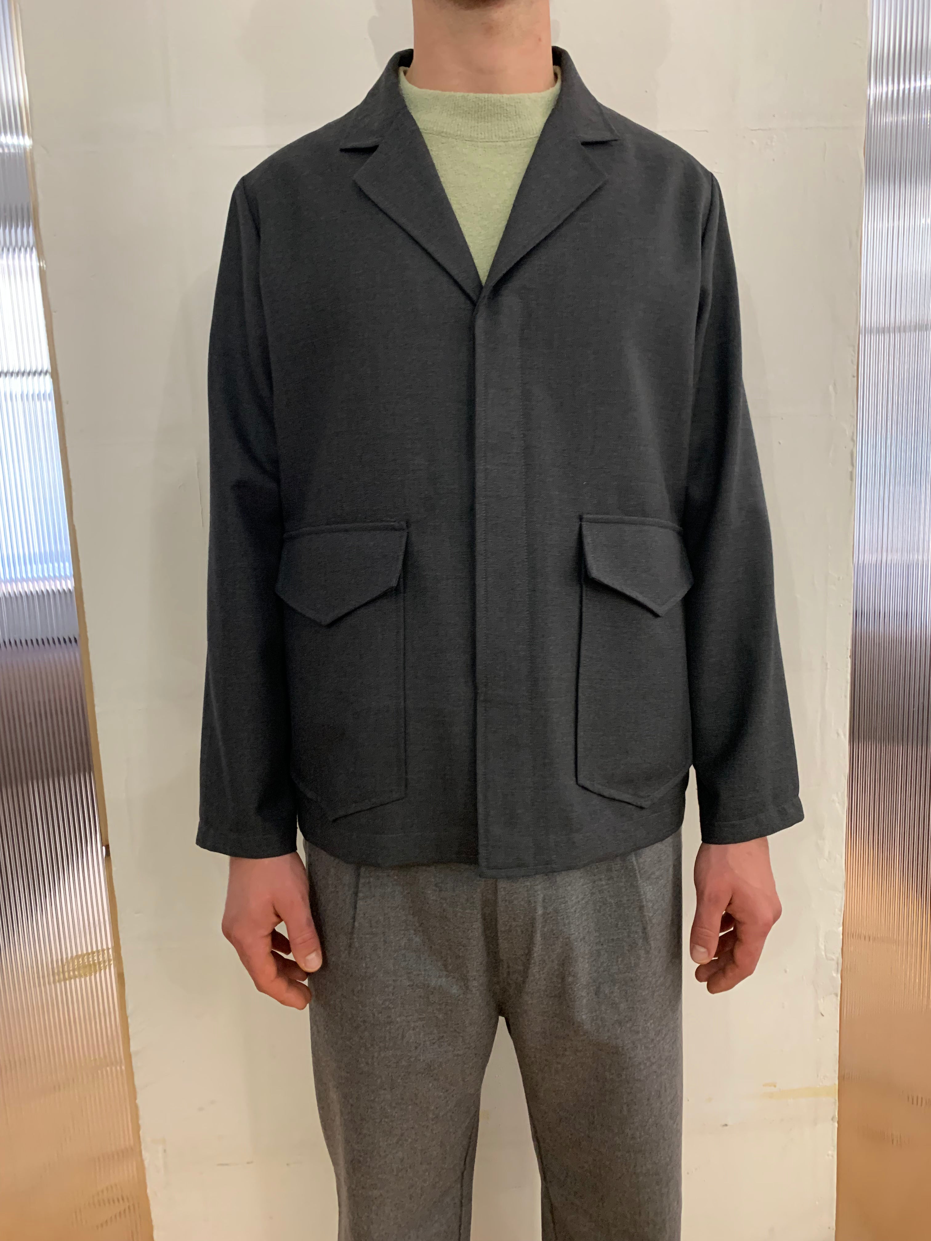 BONNEY NEW FURIA - WIDE JACKET - Super Soft Merino Wool Grey