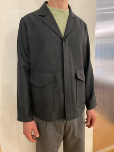 BONNEY NEW FURIA - WIDE JACKET - Super Soft Merino Wool Grey