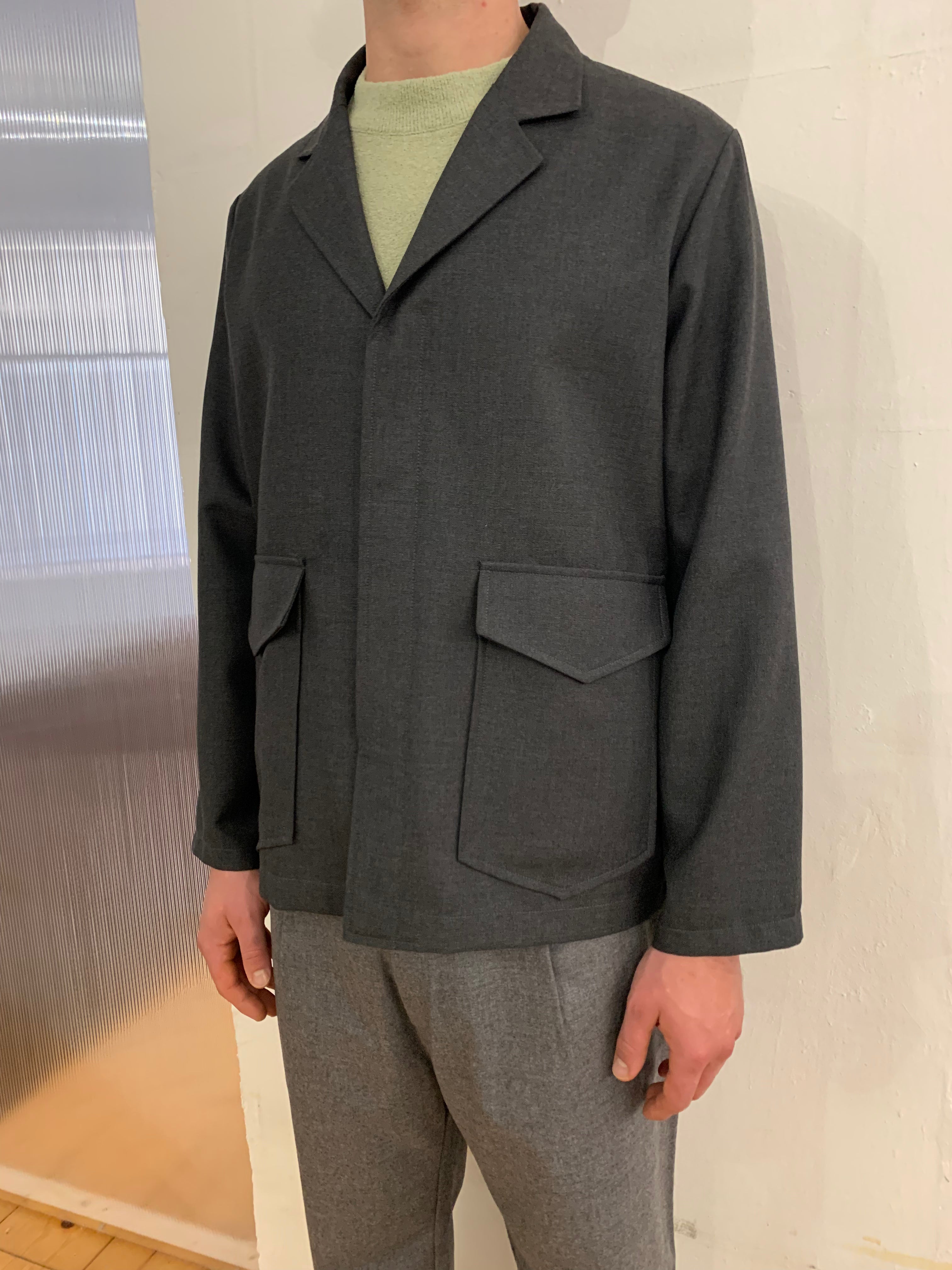 BONNEY NEW FURIA - WIDE JACKET - Super Soft Merino Wool Grey
