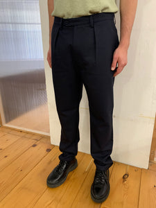 COMANCHE - CLASSIC TROUSERS - Winter Wool Navy