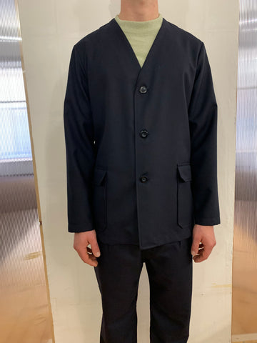 KINGSTONE - SMART JACKET - Navy Merino Wool