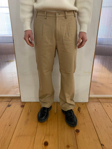 SPECTACULAR BID - AIR TROUSERS - Moleskine Cotton Sand