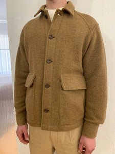 BROTHER OF BALIO - JACKET SHIRT - Boiled H.Wool Camel