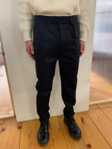COMANCHE - CLASSIC TROUSERS - Massawa Cotton Black