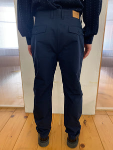 COMANCHE - CLASSIC TROUSERS - Canvas Cotton Navy