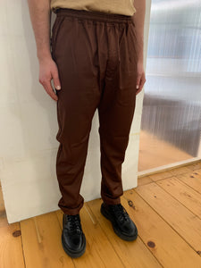 COMANCHE -ECLIPSE - ELASTIC TROUSERS - Soft Wool Bordeaux
