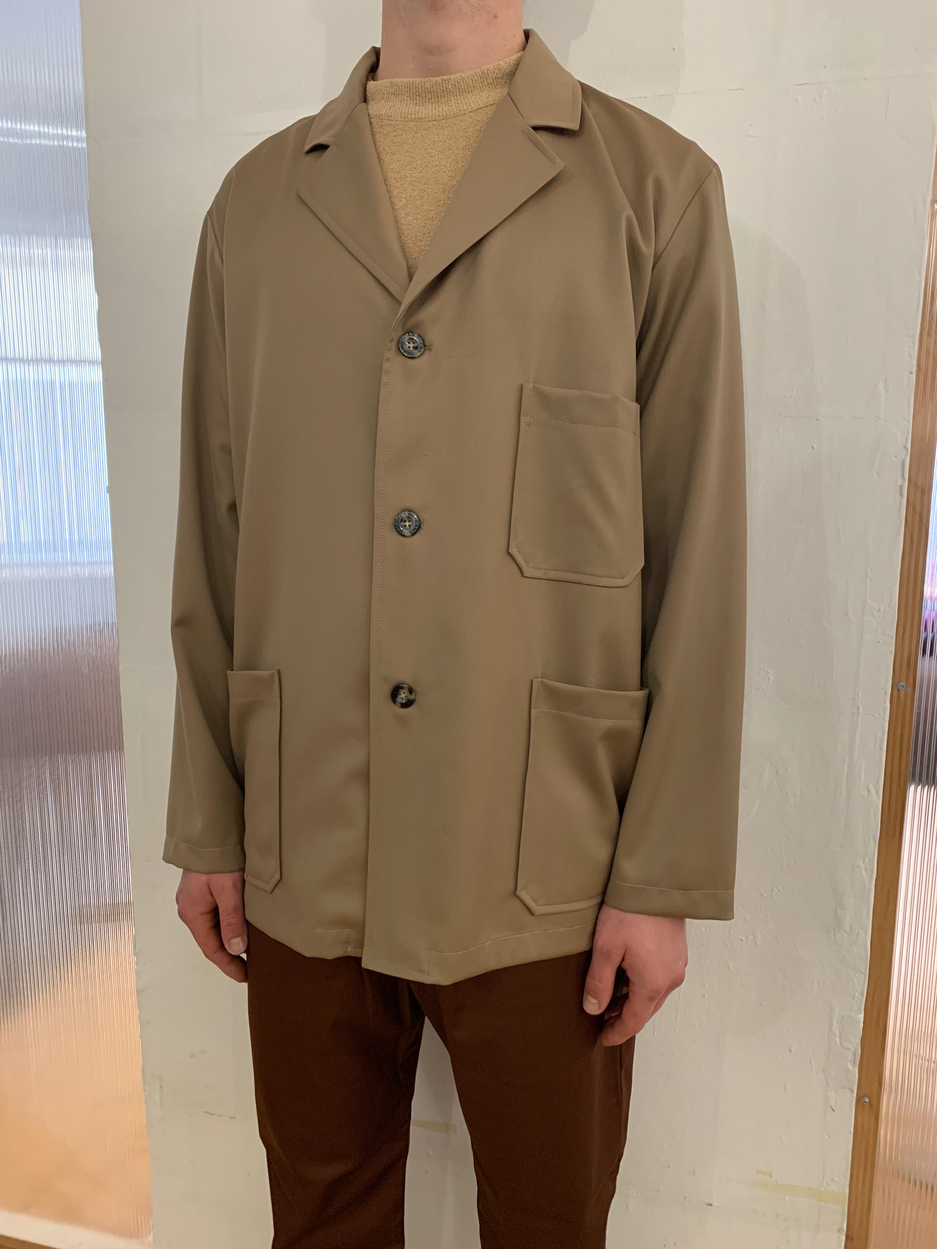 FURIA - WIDE JACKET - Super Soft Merino Wool Camel