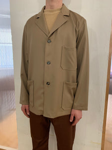 FURIA - WIDE JACKET - Super Soft Merino Wool Camel