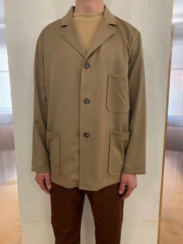 FURIA - WIDE JACKET - Super Soft Merino Wool Camel