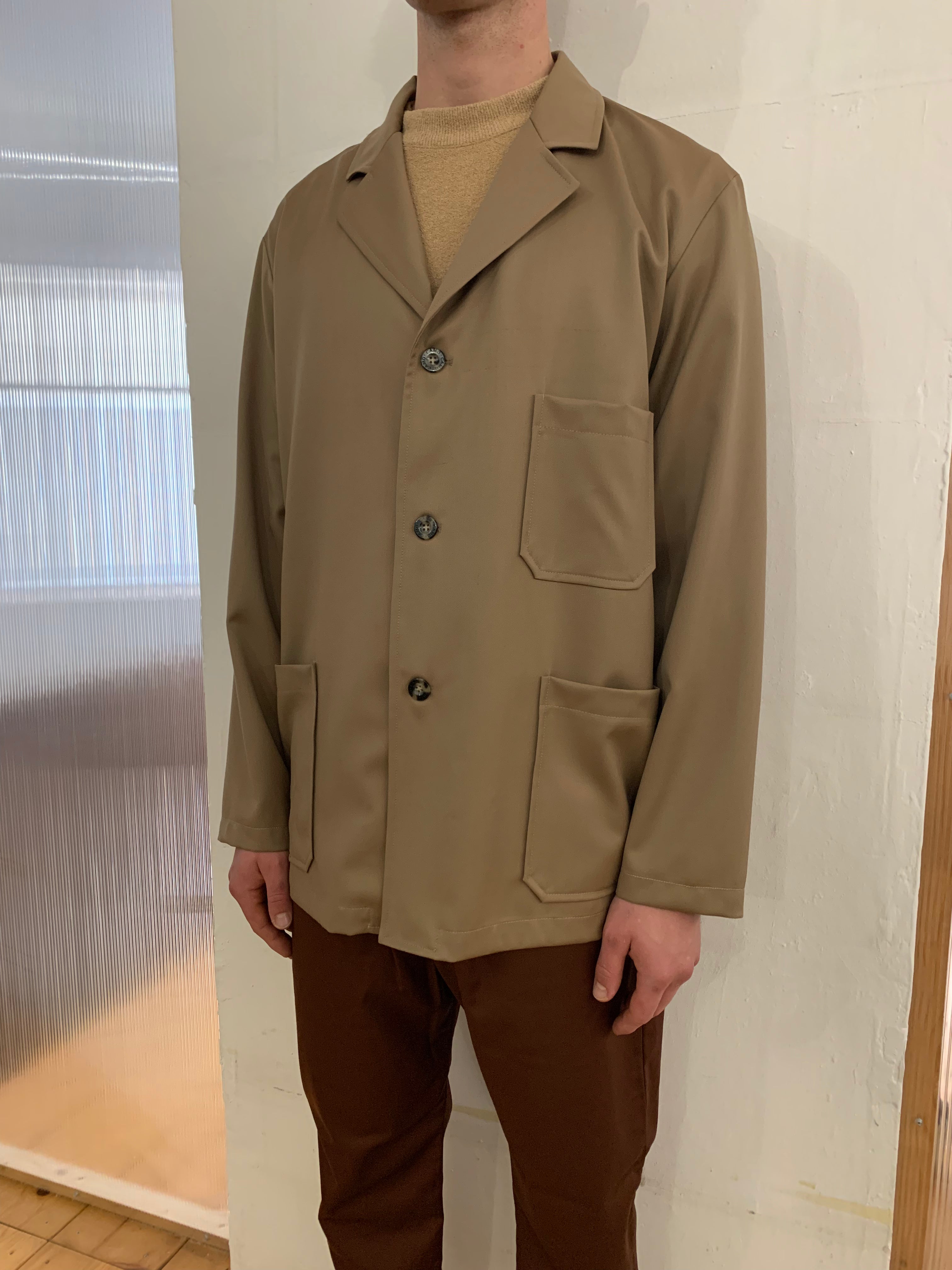 FURIA - WIDE JACKET - Super Soft Merino Wool Camel