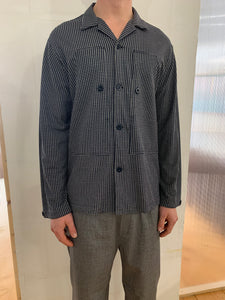 SUNLINE - HAWAII SHIRT - Stretch Square Cotton Navy