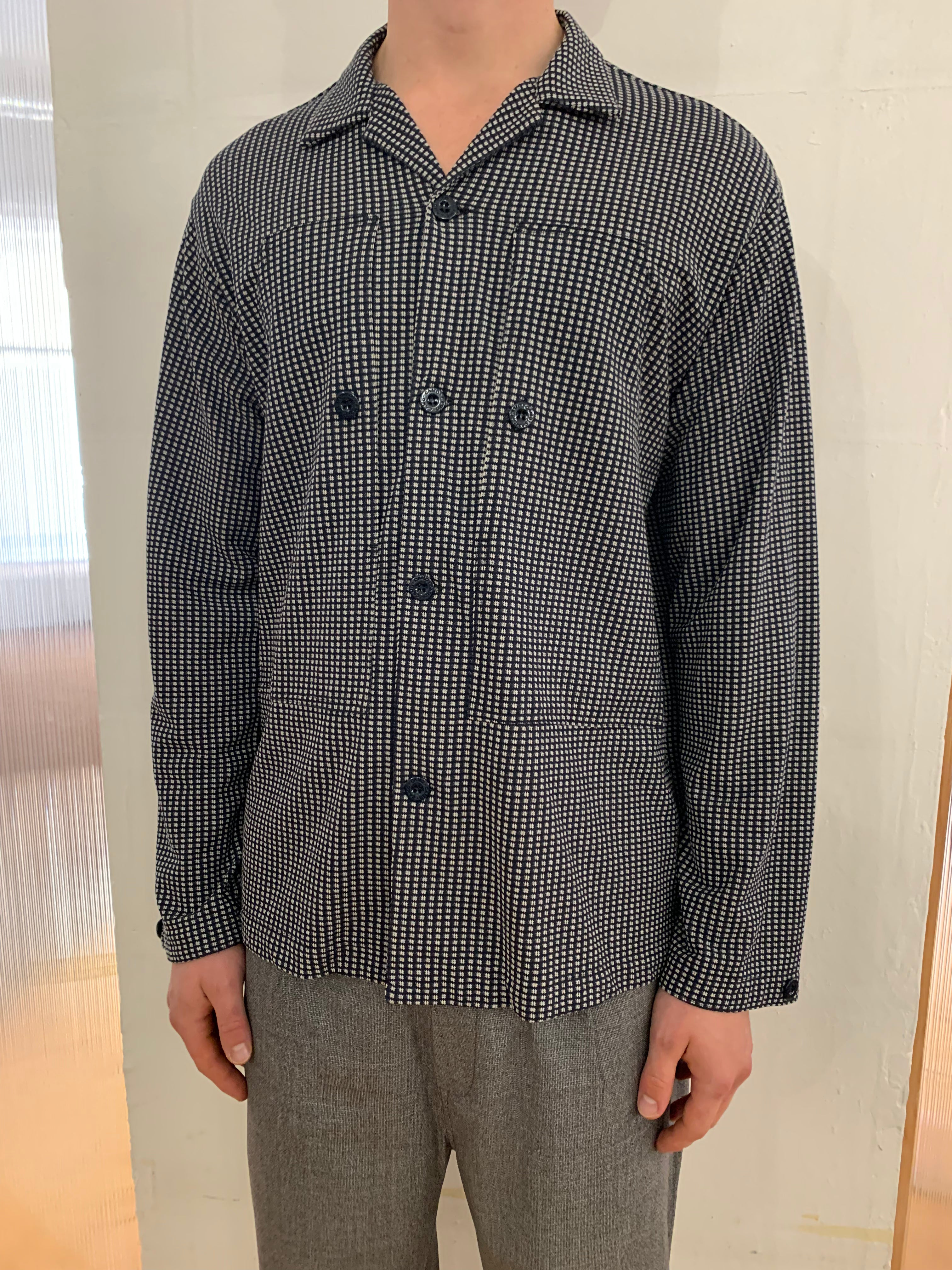 SUNLINE - HAWAII SHIRT - Stretch Square Cotton Navy