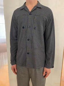 SUNLINE - HAWAII SHIRT - Stretch Square Cotton Navy