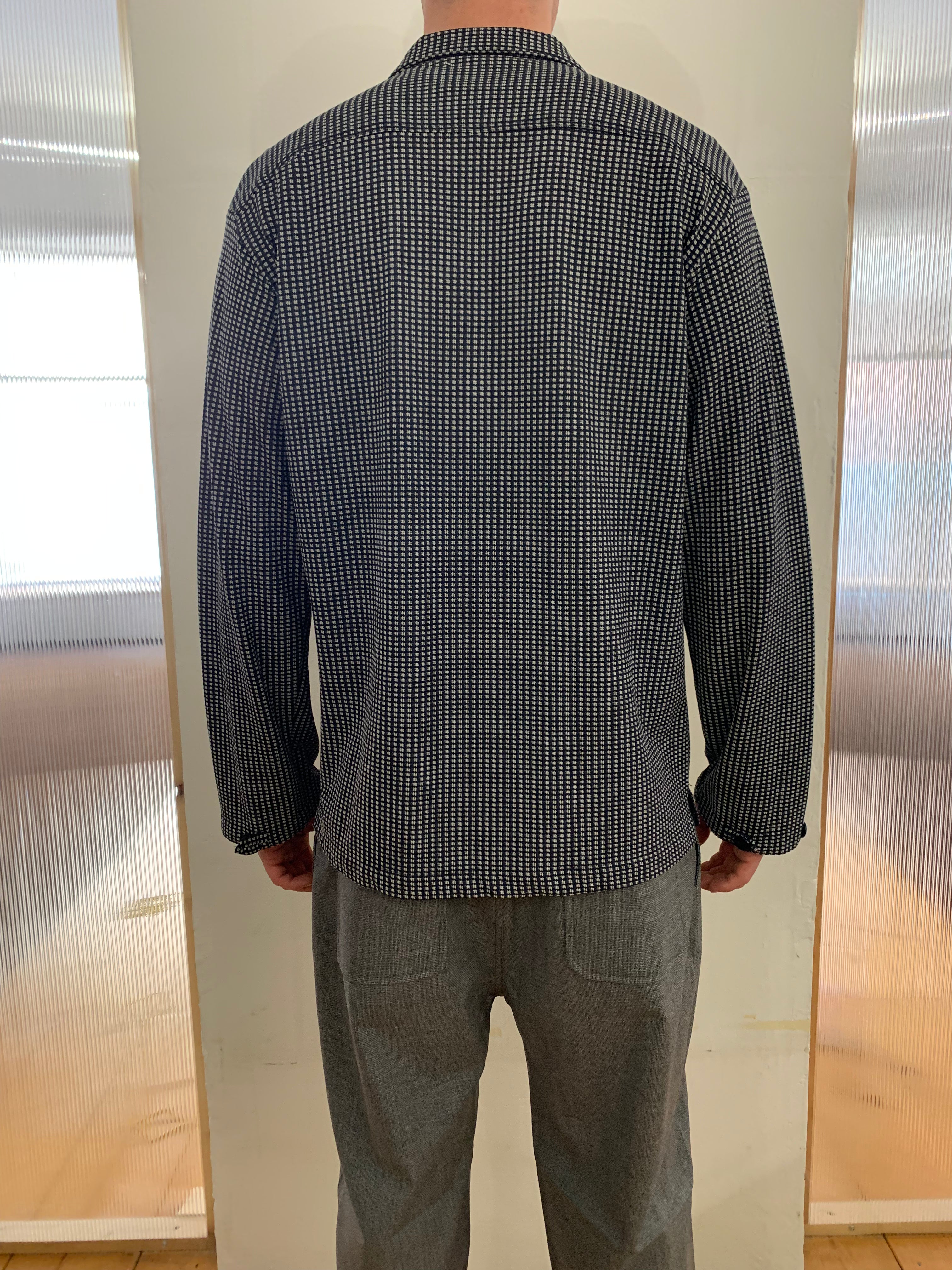 SUNLINE - HAWAII SHIRT - Stretch Square Cotton Navy