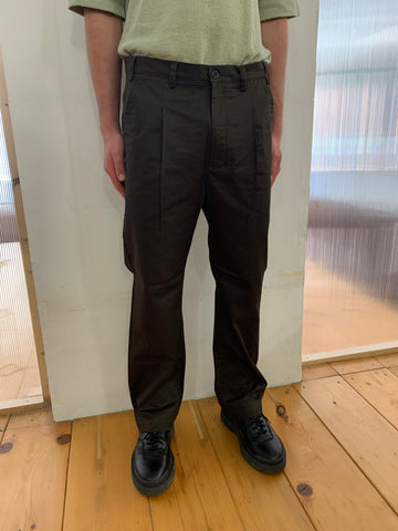 SPECTACULAR BID - AIR TROUSERS - Drill Cotton Brown