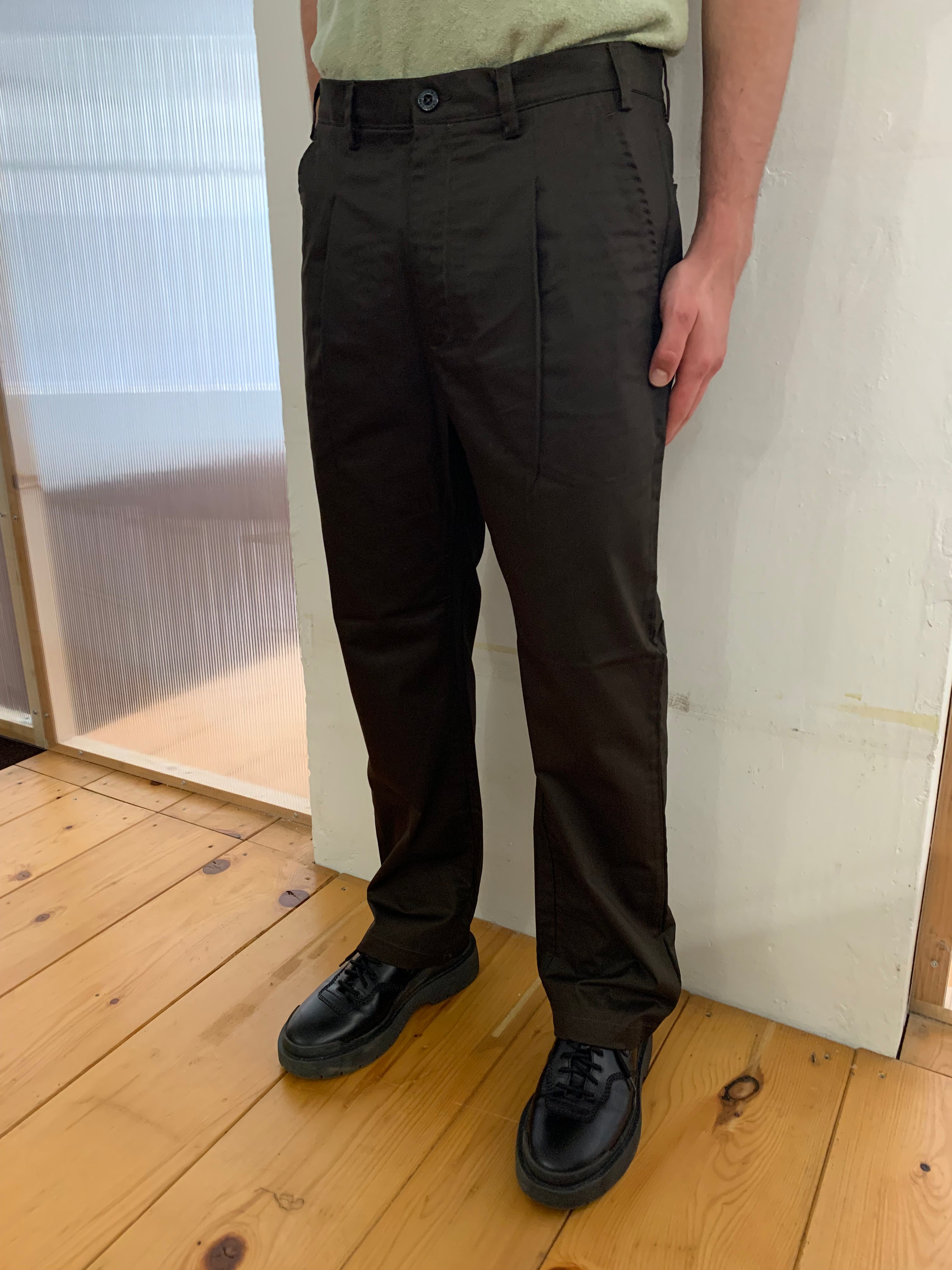 SPECTACULAR BID - AIR TROUSERS - Drill Cotton Brown