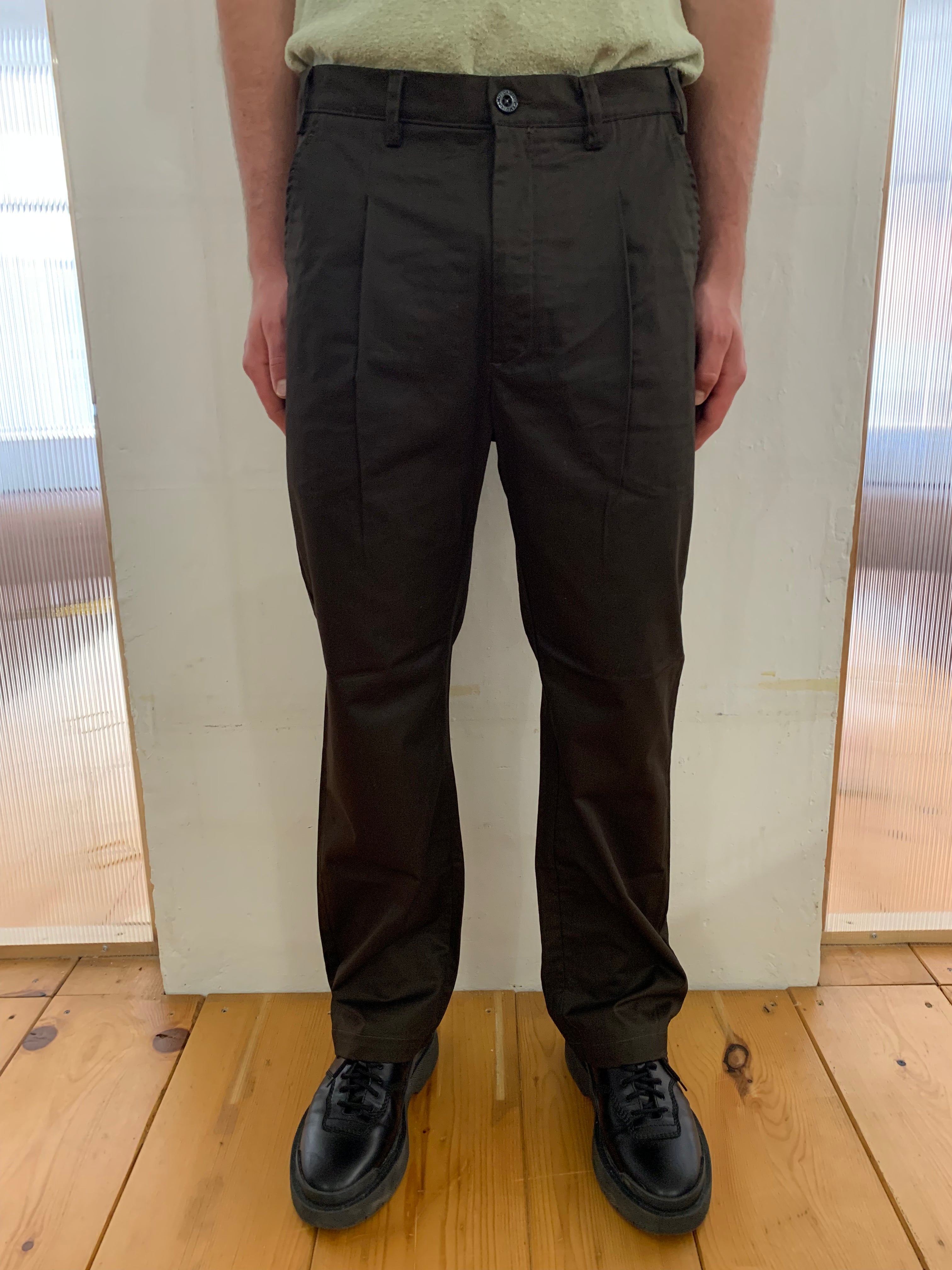 SPECTACULAR BID - AIR TROUSERS - Drill Cotton Brown