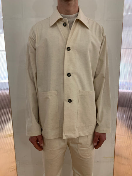 TISSERAND - AIR WIDE JACKET - Cotton Bourette Natural